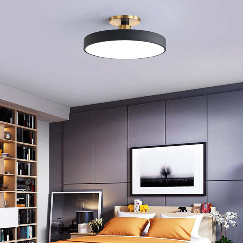 Minimalist Macaron Acrylic Round Ceiling Light