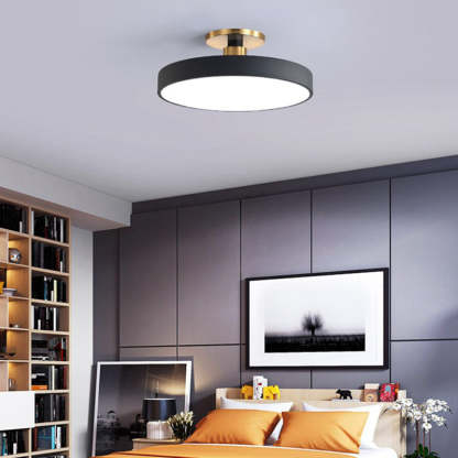 Minimalist Macaron Acrylic Round Ceiling Light