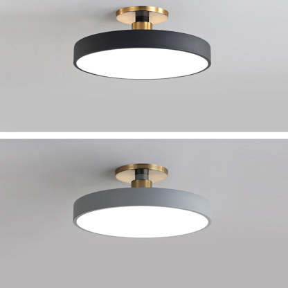 Minimalist Macaron Acrylic Round Ceiling Light