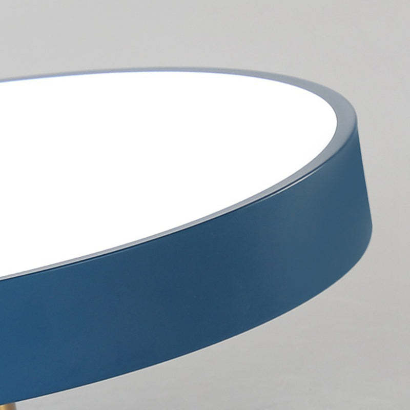 Minimalist Macaron Acrylic Round Ceiling Light