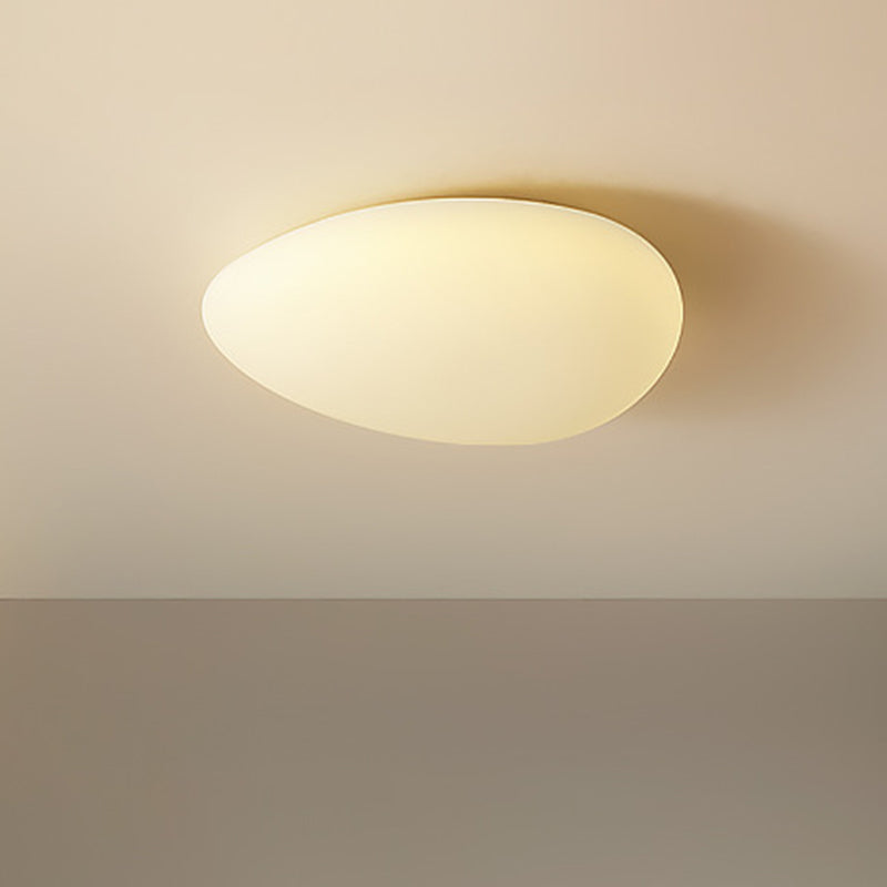 Minimalist Pebble LED Flush Mount Light