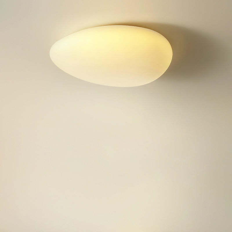 Minimalist Pebble LED Flush Mount Light
