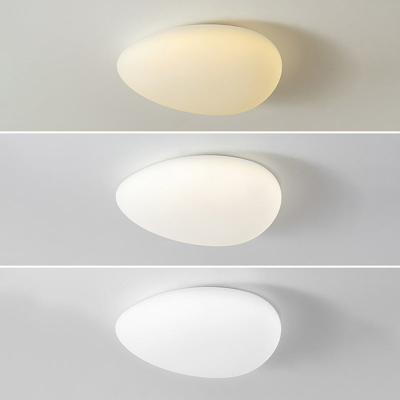 Minimalist Pebble LED Flush Mount Light