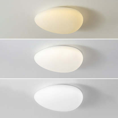 Minimalist Pebble LED Flush Mount Light