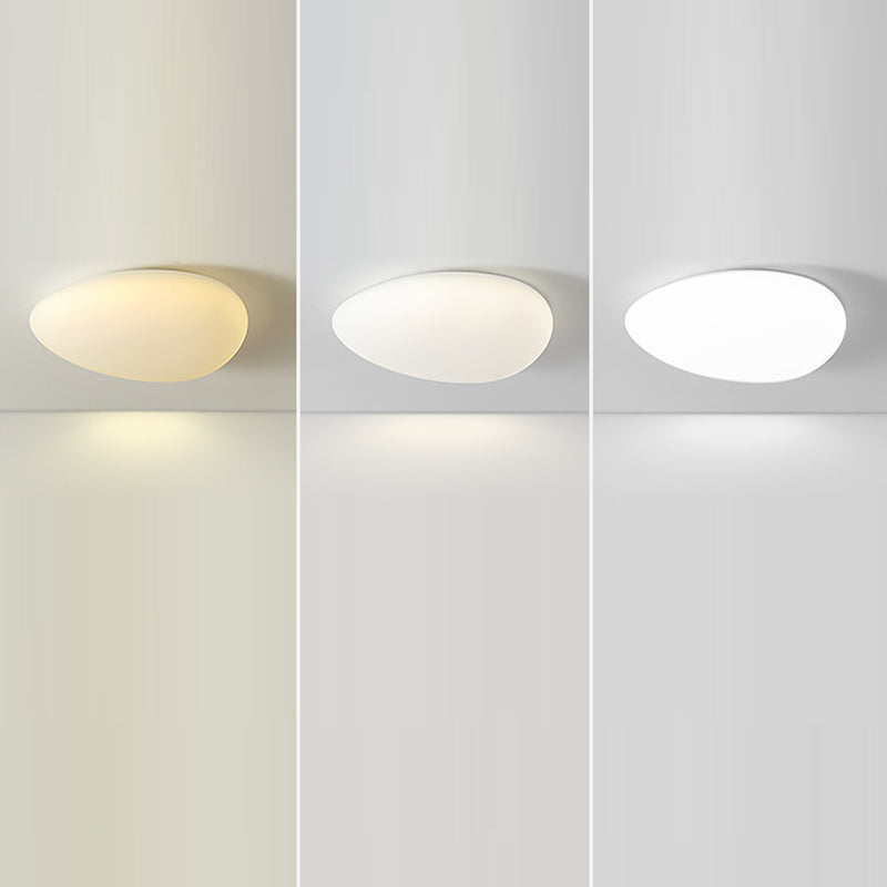 Minimalist Pebble LED Flush Mount Light