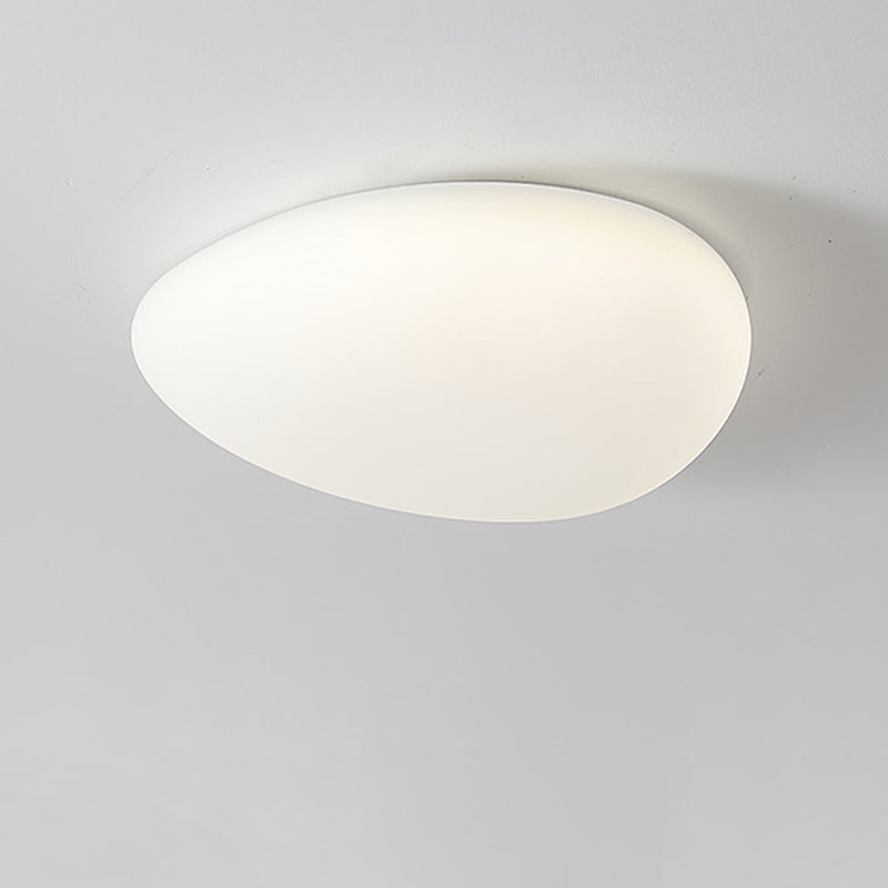 Minimalist Pebble LED Flush Mount Light