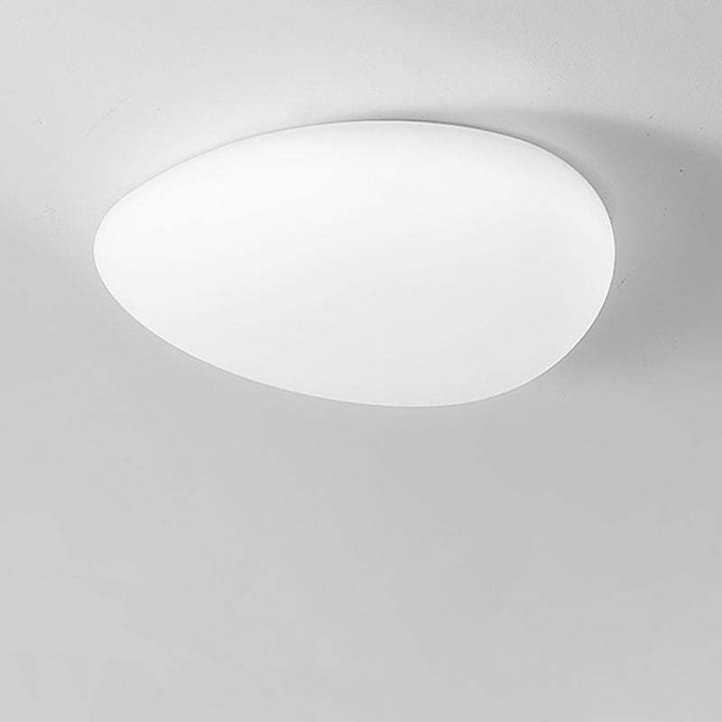 Minimalist Pebble LED Flush Mount Light