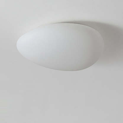 Minimalist Pebble LED Flush Mount Light