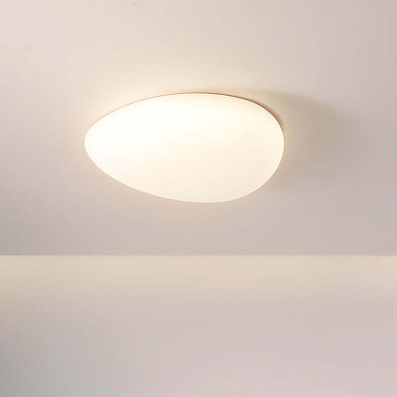 Minimalist Pebble LED Flush Mount Light