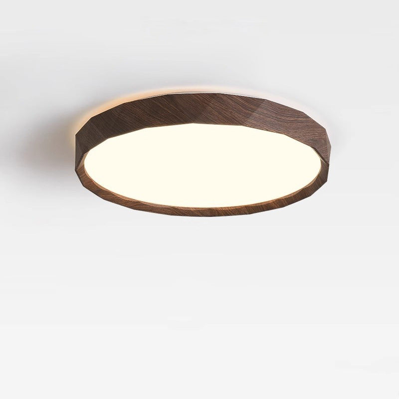 Japanese Water Transfer Wood Grain Flush Light