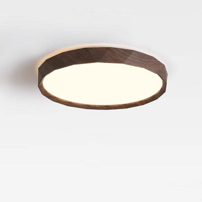 Japanese Water Transfer Wood Grain Flush Light