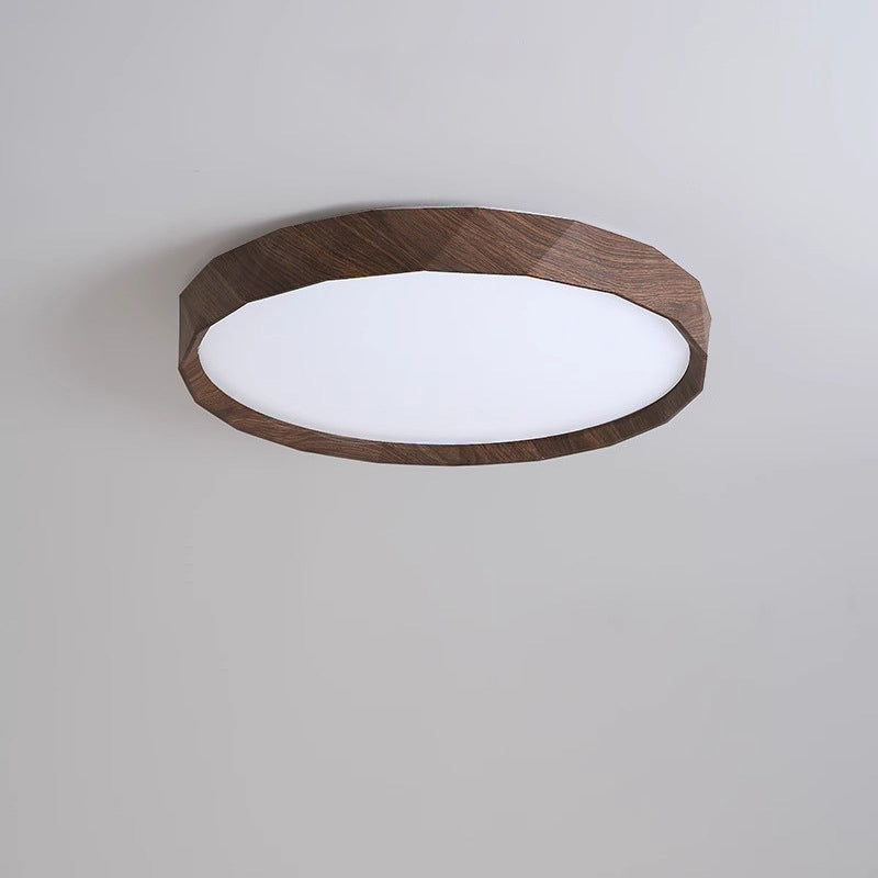 Japanese Water Transfer Wood Grain Flush Light