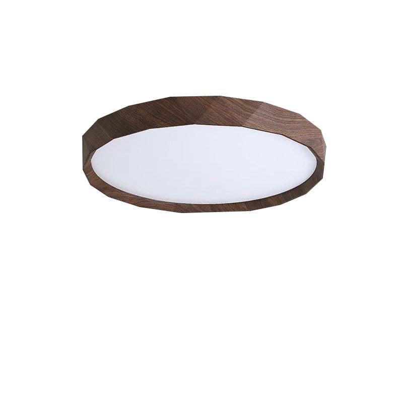 Japanese Water Transfer Wood Grain Flush Light
