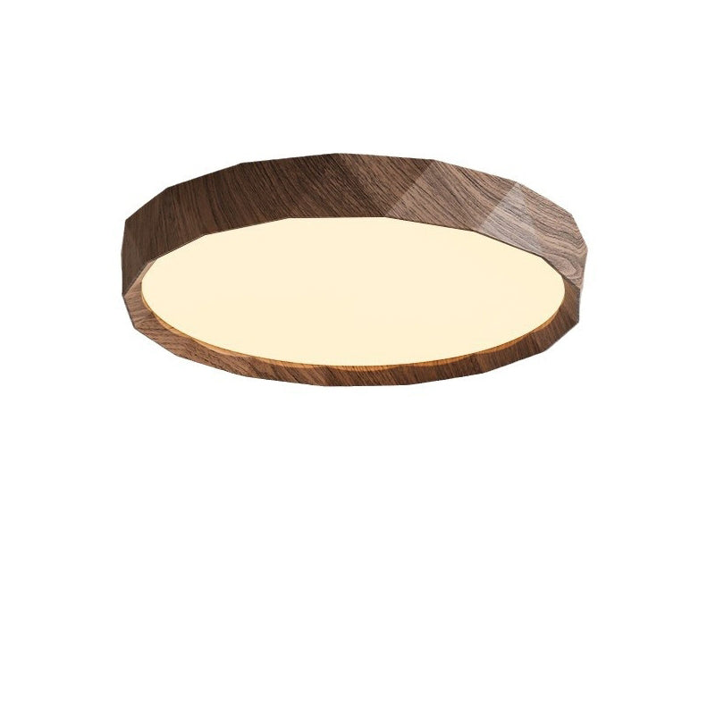 Japanese Water Transfer Wood Grain Flush Light