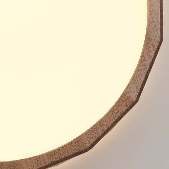 Japanese Water Transfer Wood Grain Flush Light