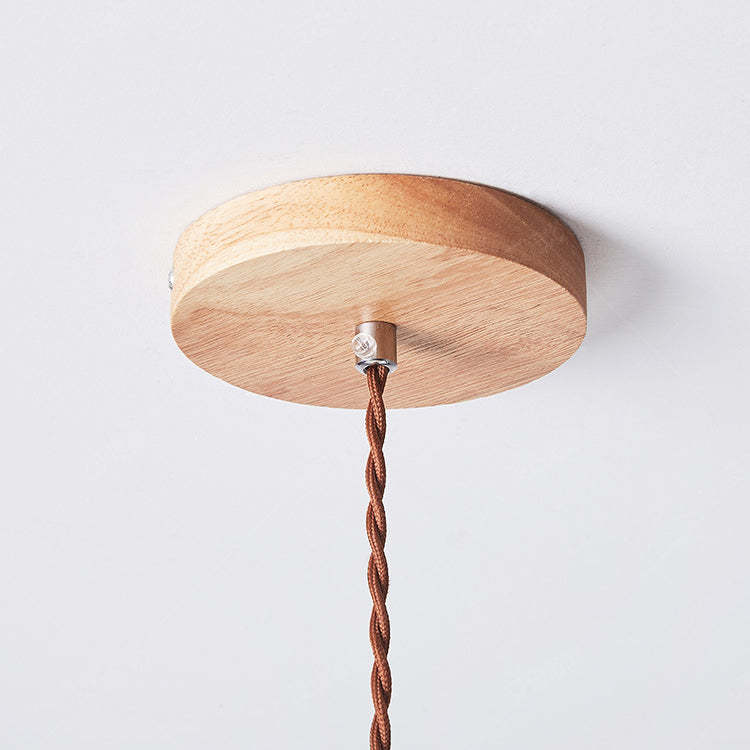 Nordic Pleated Skirt Fabric Iron Pendant Light
