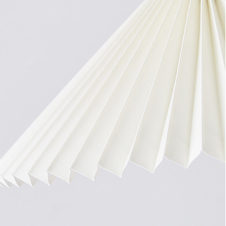 Nordic Pleated Skirt Fabric Iron Pendant Light