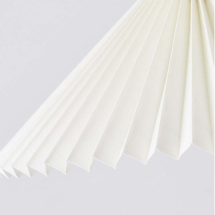Nordic Pleated Skirt Fabric Iron Pendant Light