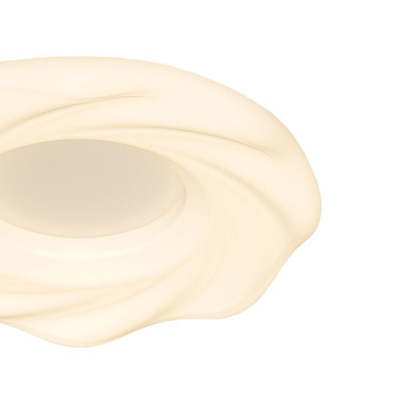 Nordic Cream Iron Cookie LED Flush Mount Light