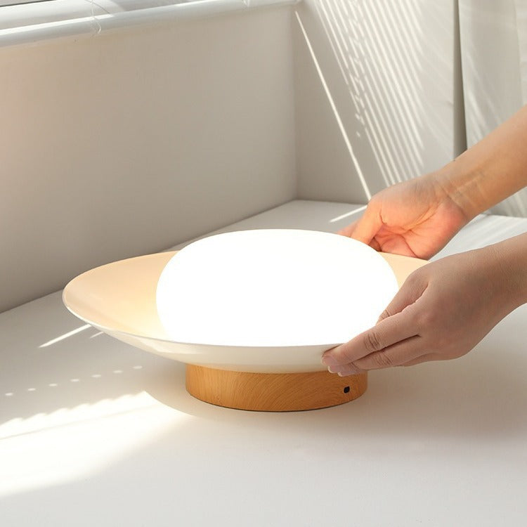 Japanese Round Iron Acrylic LED Ceiling Light