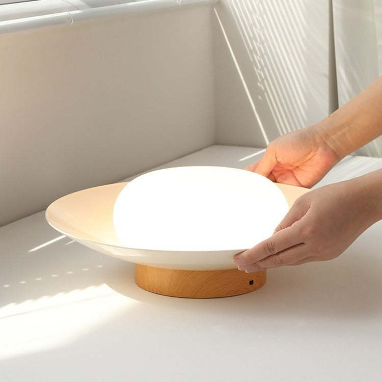 Japanese Round Iron Acrylic LED Ceiling Light