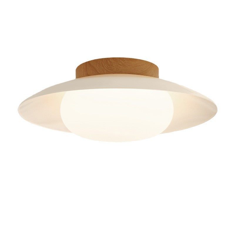 Japanese Round Iron Acrylic LED Ceiling Light