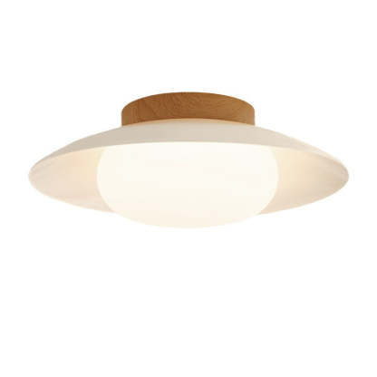 Japanese Round Iron Acrylic LED Ceiling Light
