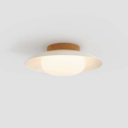 Japanese Round Iron Acrylic LED Ceiling Light