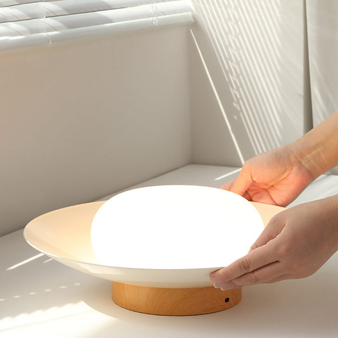 Japanese Round Iron Acrylic LED Ceiling Light
