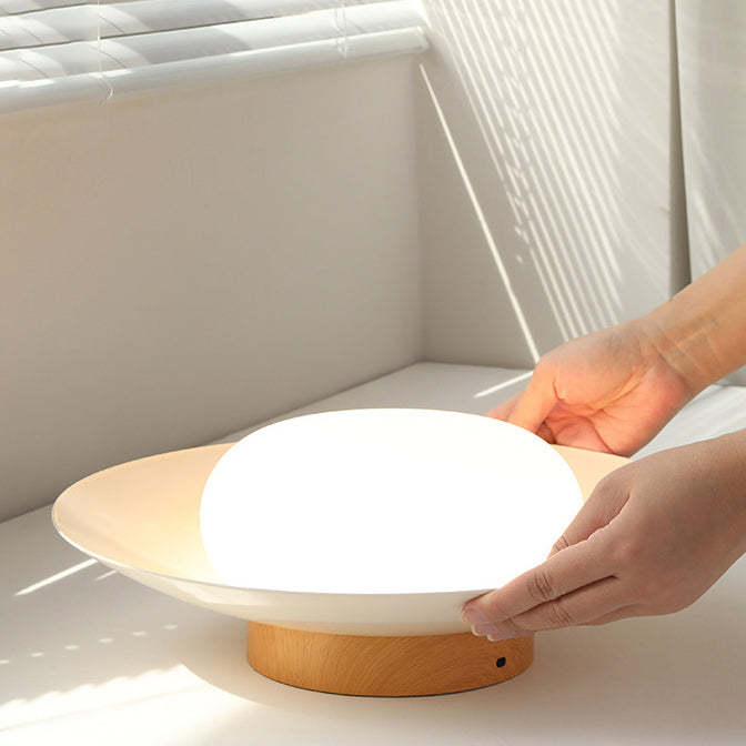 Japanese Round Iron Acrylic LED Ceiling Light
