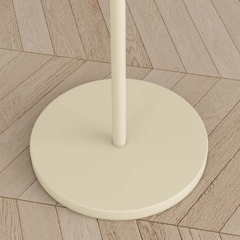 Minimalist Pleated Fabric Iron Floor Lamp