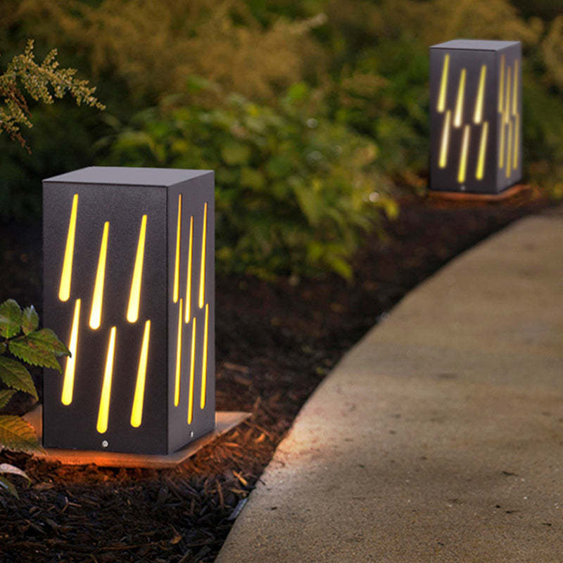 Contemporary Galvanized Faux Dolomite Meteor