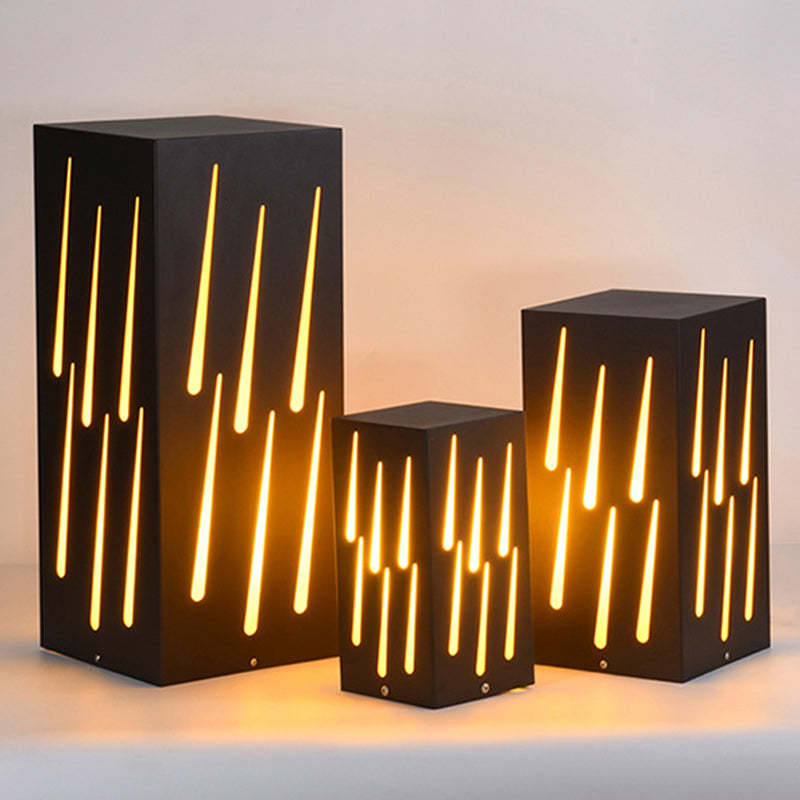 Contemporary Galvanized Faux Dolomite Meteor