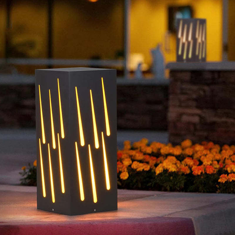 Contemporary Galvanized Faux Dolomite Meteor
