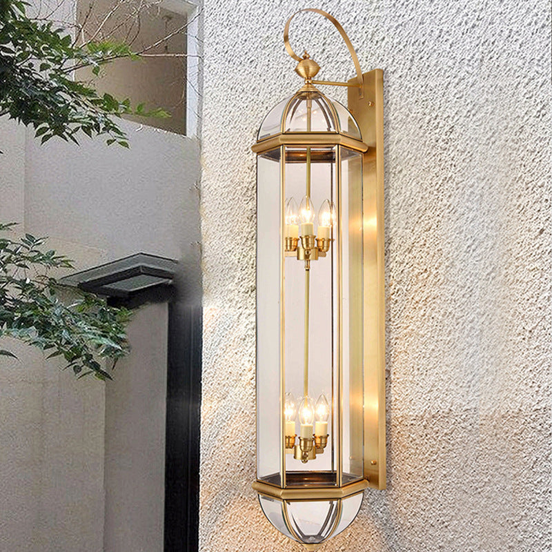 Modern Half Copper Wall Sconce