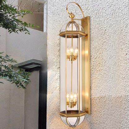 Modern Half Copper Wall Sconce