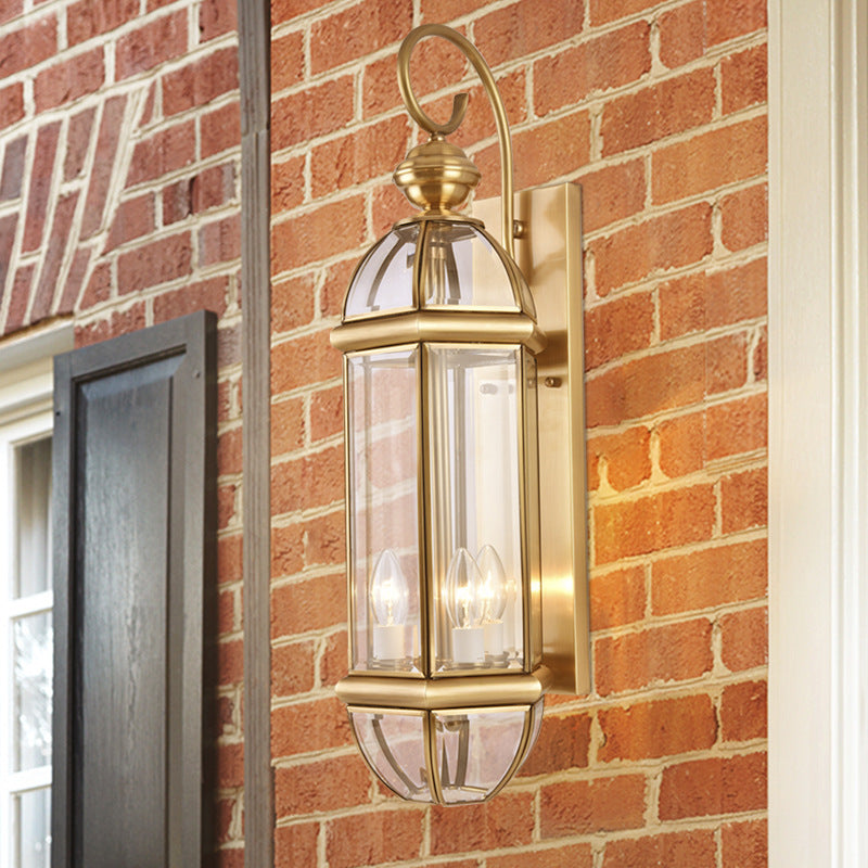 Modern Half Copper Wall Sconce — 1 / 220V-240V For UK/AU