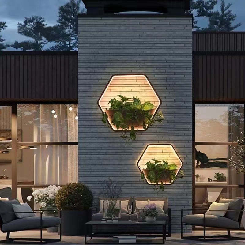 Scandinavian Hexagonal Aluminum Light — 110V-120V For US/CA & Hexagonal / White Light (5000K)