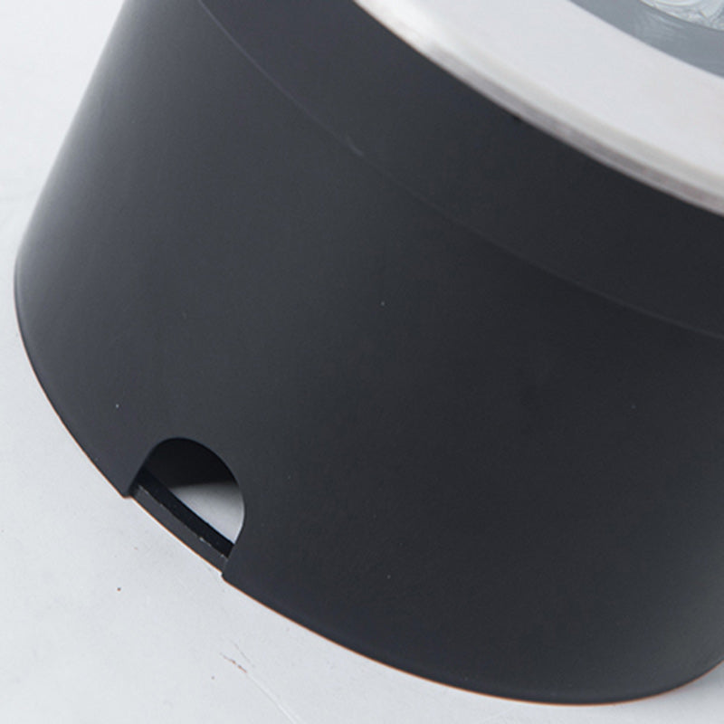 Minimalist Solar Disc Aluminum Glass Ground Light