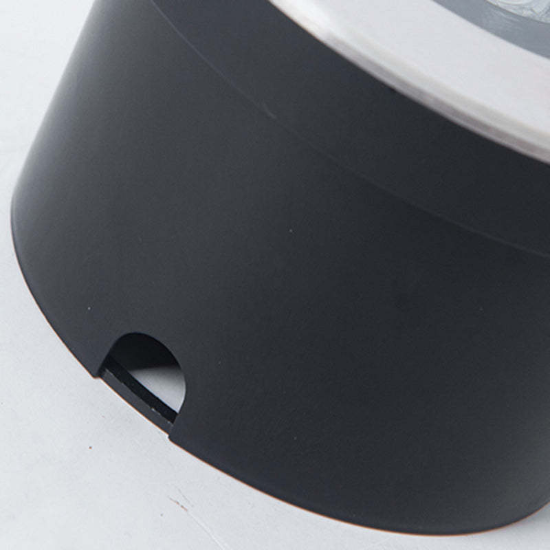 Minimalist Solar Disc Aluminum Glass Ground Light