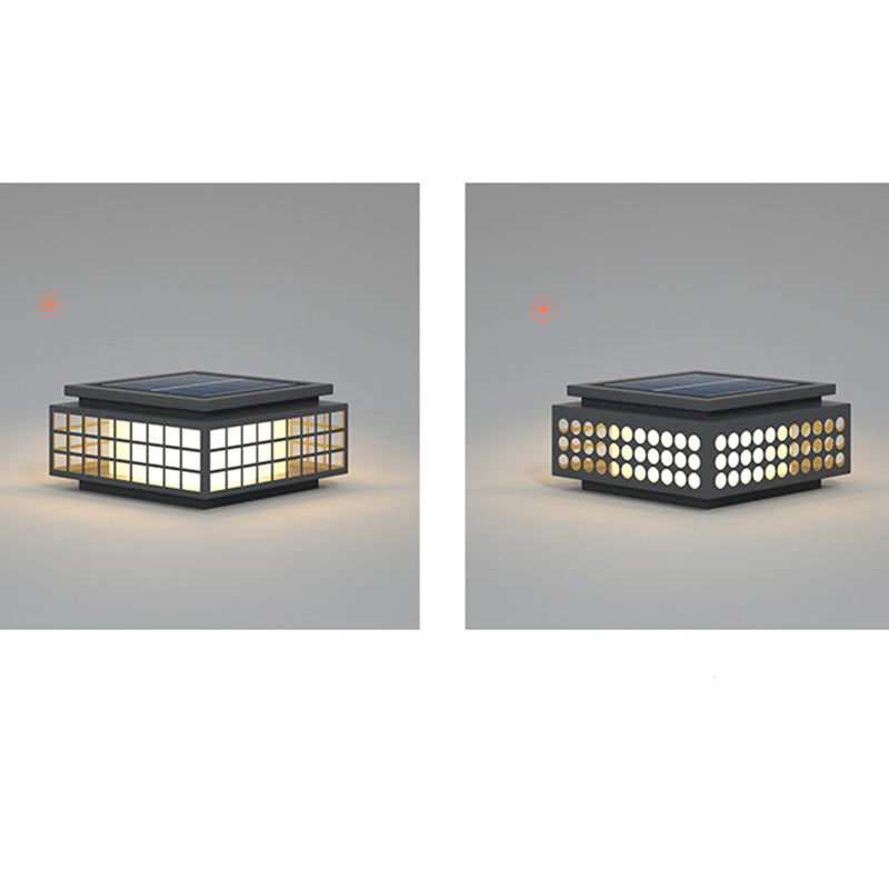 Chinese lattice black landscape lighting