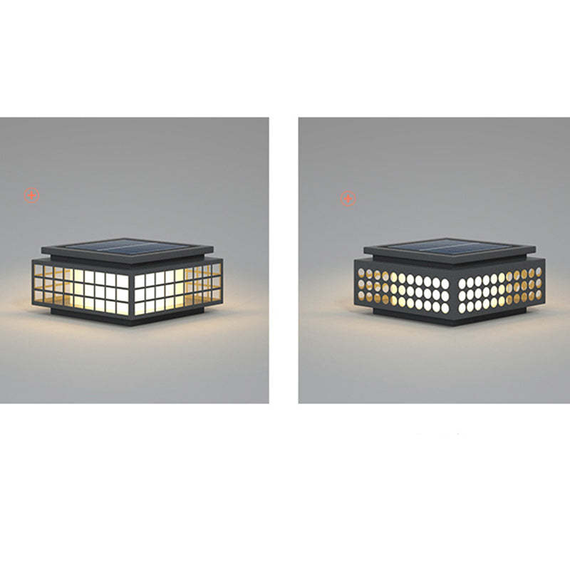 Chinese lattice black landscape lighting