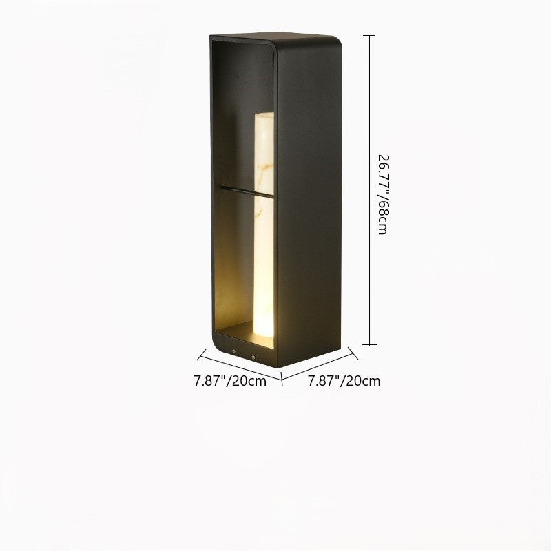 Minimalist Solar Hollow Stainless Steel Light