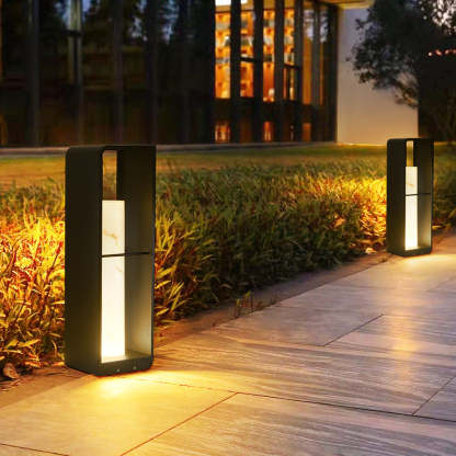 Minimalist Solar Hollow Stainless Steel Light — Warm Light(3000K)