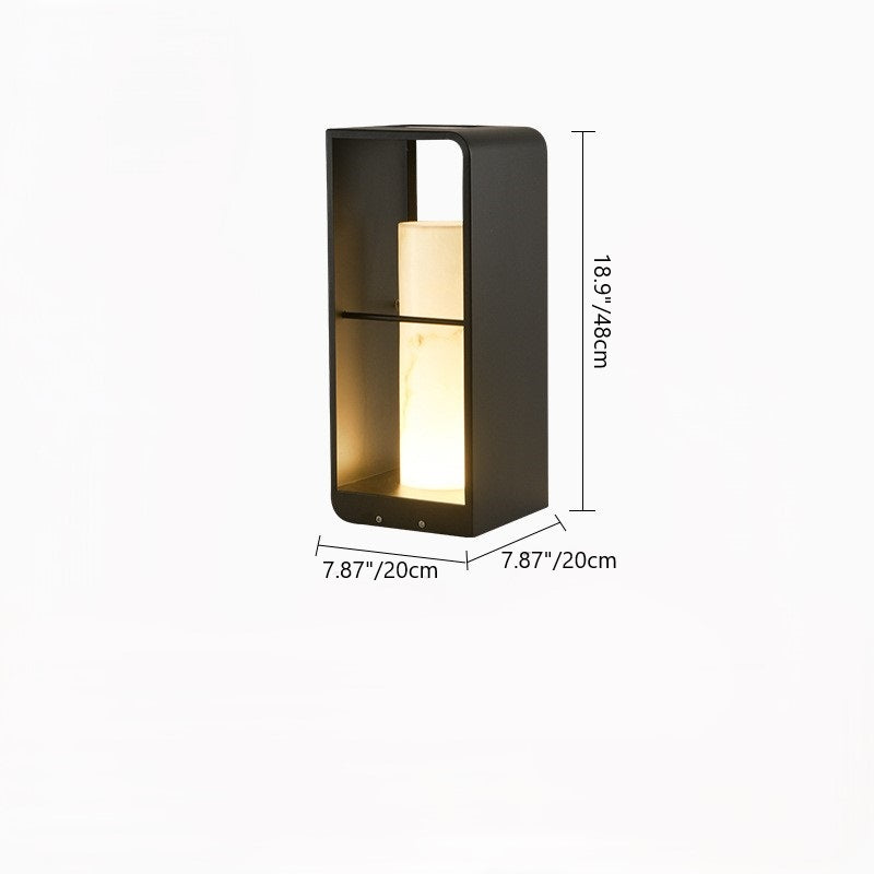 Minimalist Solar Hollow Stainless Steel Light