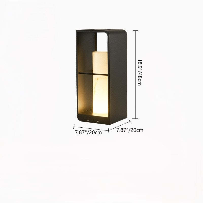Minimalist Solar Hollow Stainless Steel Light