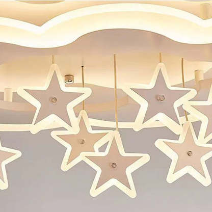 Scandinavian Warm Clouds Stars Iron Flush Light