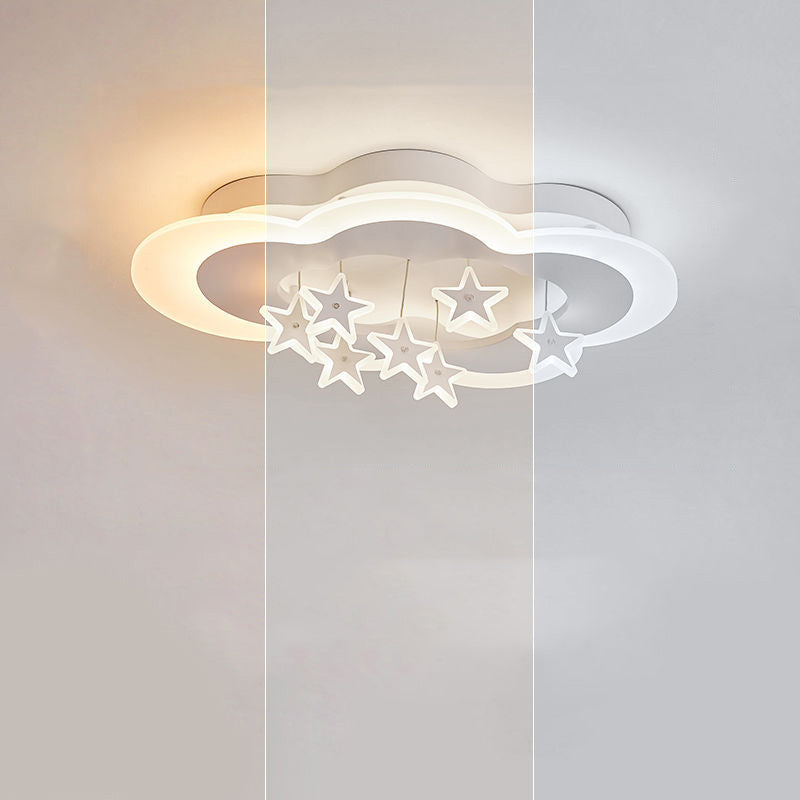 Scandinavian Warm Clouds Stars Iron Flush Light