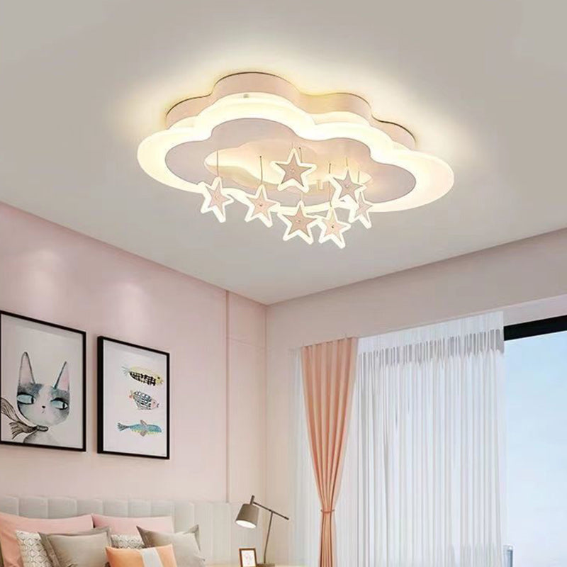 Scandinavian Warm Clouds Stars Iron Flush Light