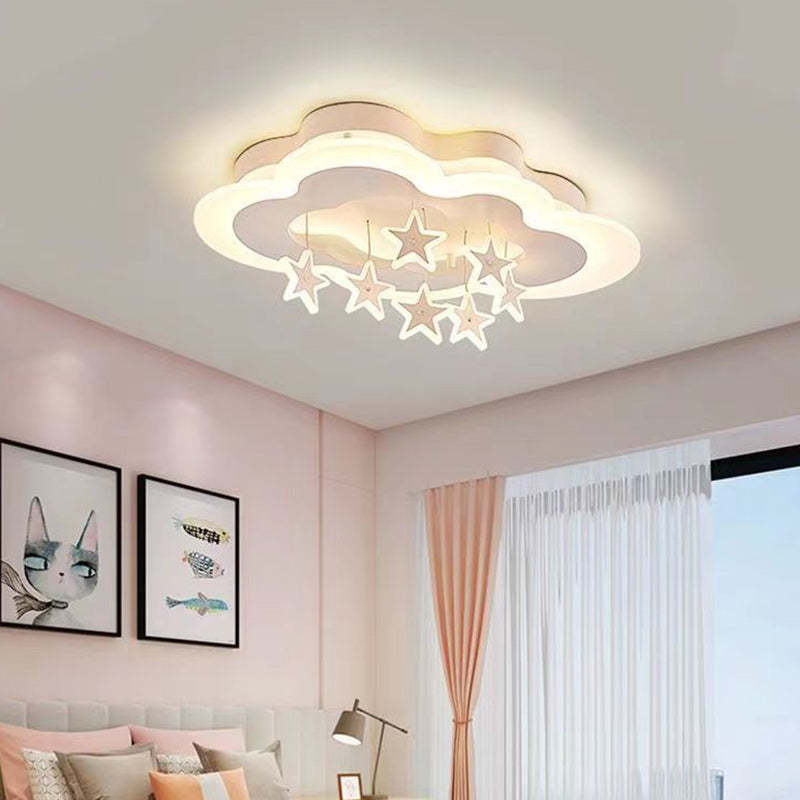 Scandinavian Warm Clouds Stars Iron Flush Light